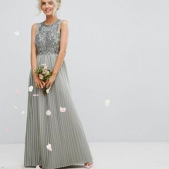 asos embellished maxi dress